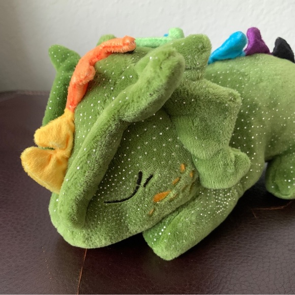 New 13” Snug Arooz Green Dragon Crinkly Squeakly Toy for Dog - Picture 8 of 11